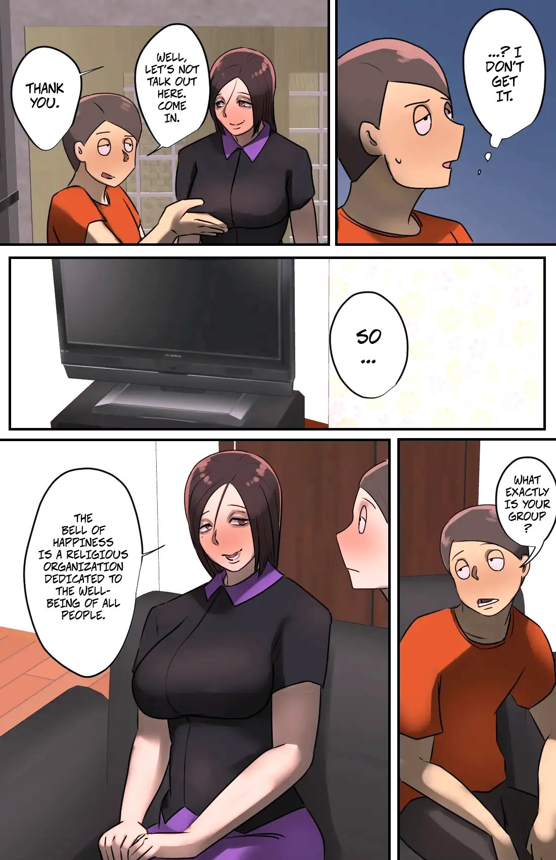 Hentai Manga Comic-A Saleswoman Interrupted Me While I Was Jerking-Off-Read-5